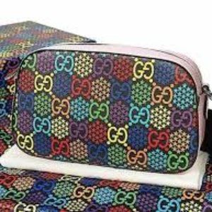 Gucci GG Psychedelic Shoulder Bag 574886 Purse